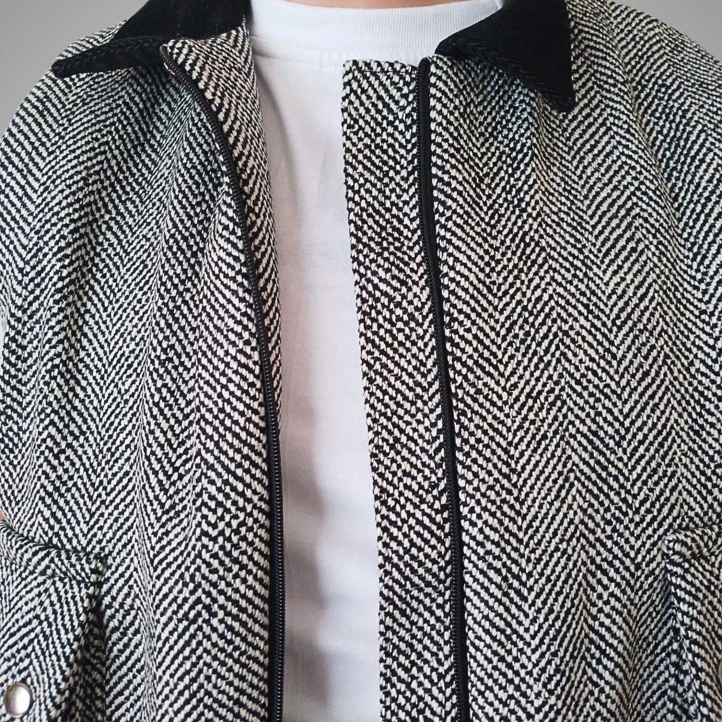 Kai Tweed Utility Vest Jacket