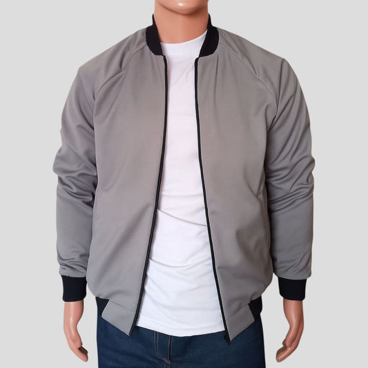 LD Raglan Bomber Jacket-Grey